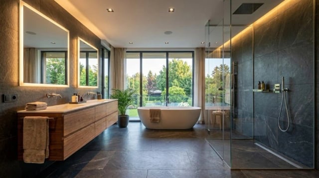 Master bathroom