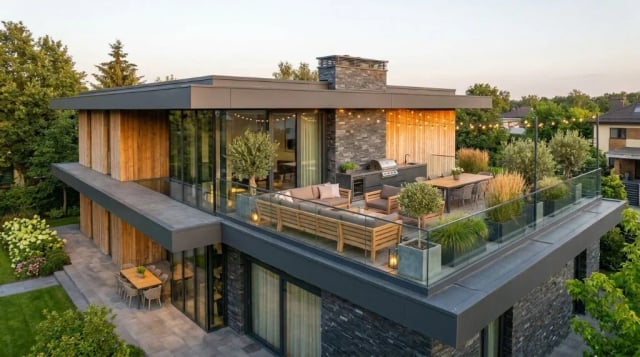 Rooftop terrace